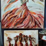 Couple de danseurs en Or grand format<br>Vidéo