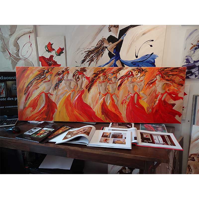 Exposition dans la galerie d'art Adaoust de Sanary-sur-mer en novembre 2012