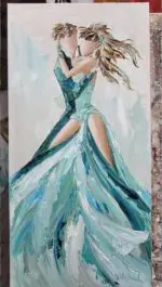 Tableau au format 40x80cm de janvier 2025