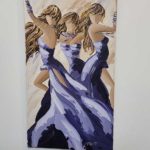 Trio en Harmonie Améthyste<br>- OEUVRE VENDUE